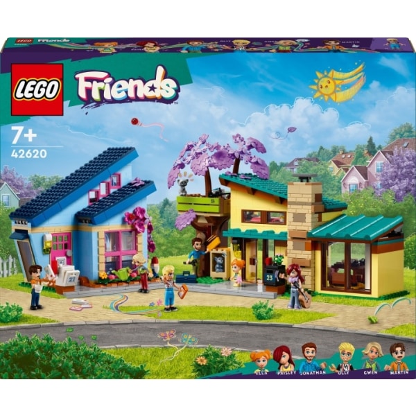 LEGO Friends 42620 - Olly og Paisleys familiehuse