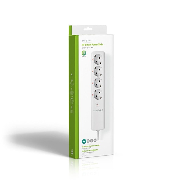 Nedis RF-Stik | 433 MHz | 3680 W | EU stik / Type F (CEE 7/7) | Hvid