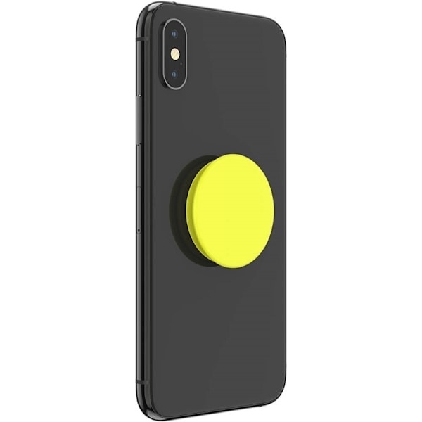 PopSockets Neon Jolt Yellow Avtagbart Grip med Ställfunktion