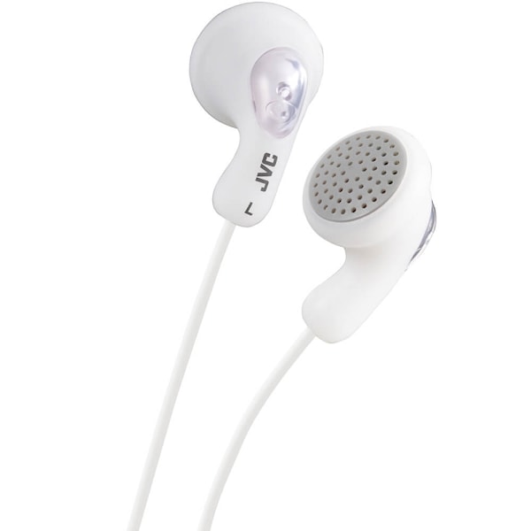 JVC Hörlur F14 Gumy In-Ear Vit Vit