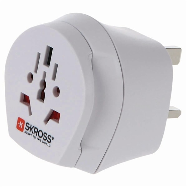 SKROSS Rejseadapter Combo - Verden-til-UK Jordet