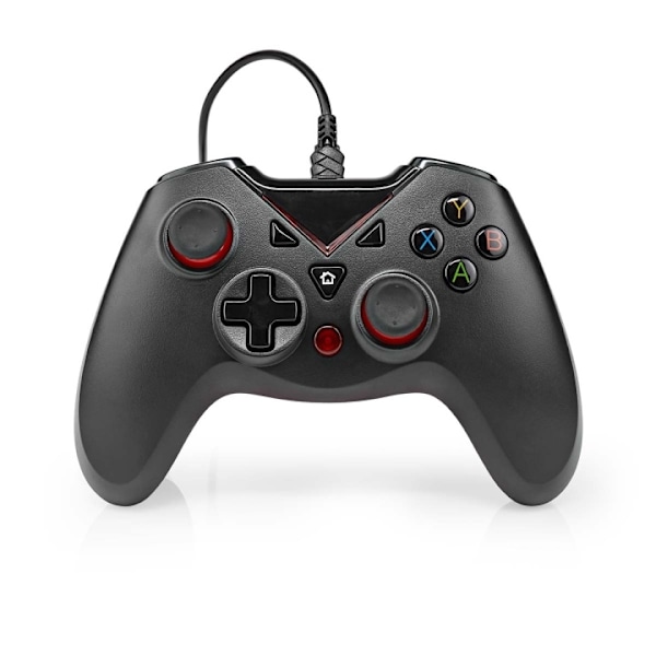 Nedis Spelkontroll | USB Type-A | USB ström | PC | Antal knappar: 12 | Kabellängd: 1.60 m | Svart