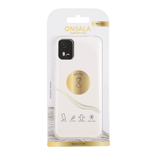 Onsala Mobilskal TPU Transparent - Nokia C12 4G Transparent