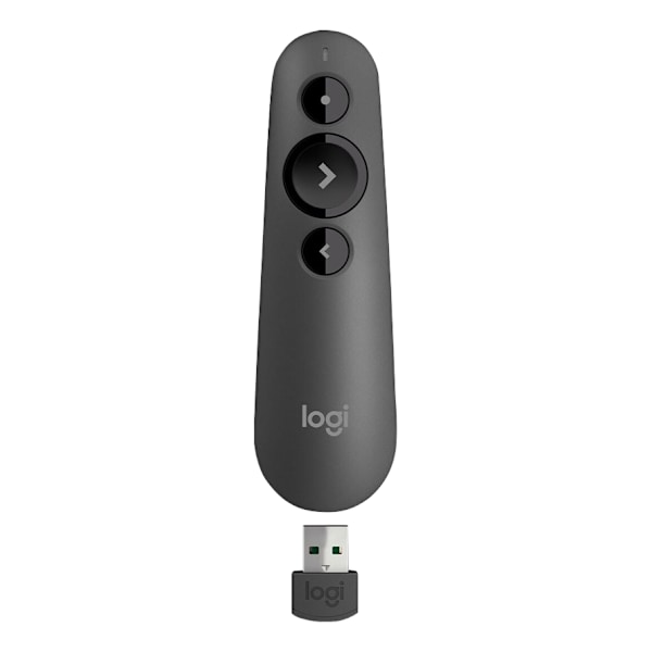 Logitech R500s presentation remote control - mid gray
