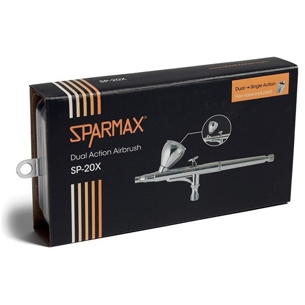 SPARMAX Airbrush, SP-20X, 0,2mm Gravity-feed 7cc