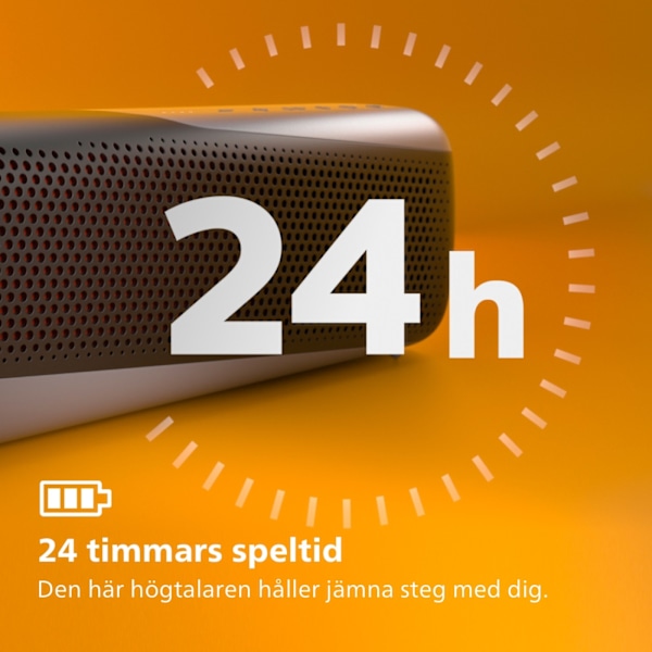 Philips GO trådlös högtalare - TAS7807 Svart