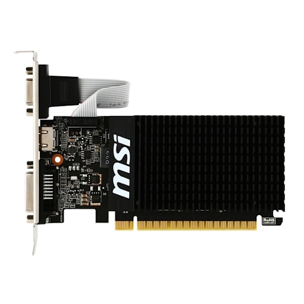 MSI V809-2000R grafikkort NVIDIA GeForce GT 710 2 GB GDDR3 Sort