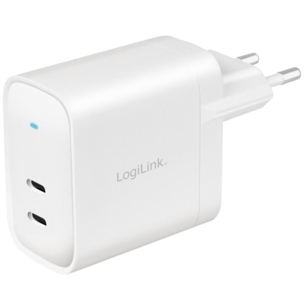 LogiLink USB-laddare 2 x USB-C PD 40W G