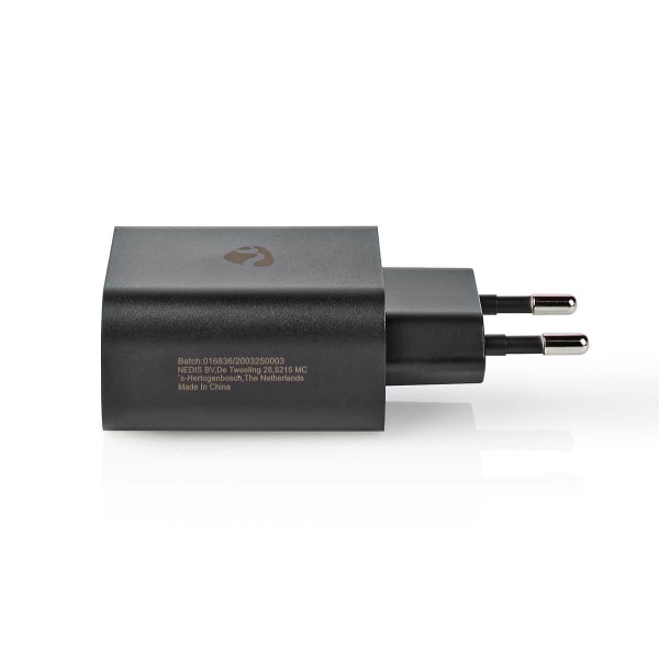 Nedis Seinälaturi | 32 W | Pikalataus-toiminto | 1.5 / 2.0 / 2.5 / 3.0 A | Lähtöliitäntöjen määrä: 1 | USB-C™ | Automaattinen Jännitteen Valinta