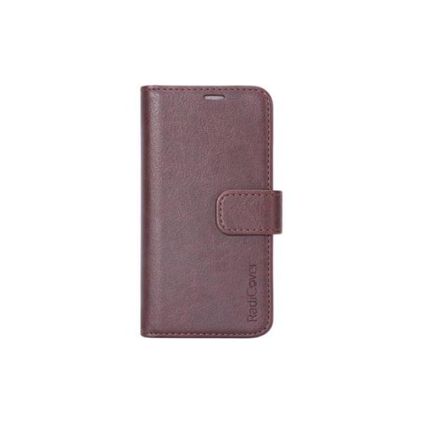 RADICOVER Strålingsbeskyttende Wallet PU iPhone 5/5S/SE Flipcover RFID Brun Brun