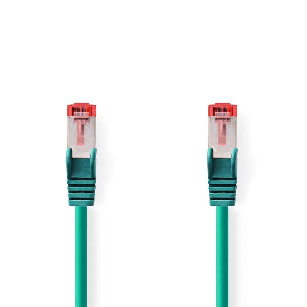 Nedis Kat 6 kabel | RJ45 Han | RJ45 Han | S/FTP | 5.00 m | Runde | LSZH | Grøn | Plastikpose