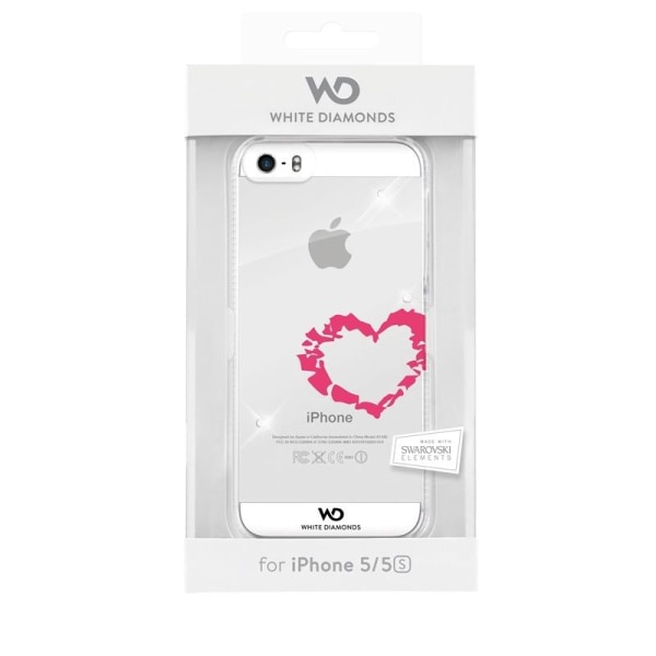 White Diamonds WHITE-DIAMONDS Cover Phone 5/5S/SE Lipstick Heart Rosa