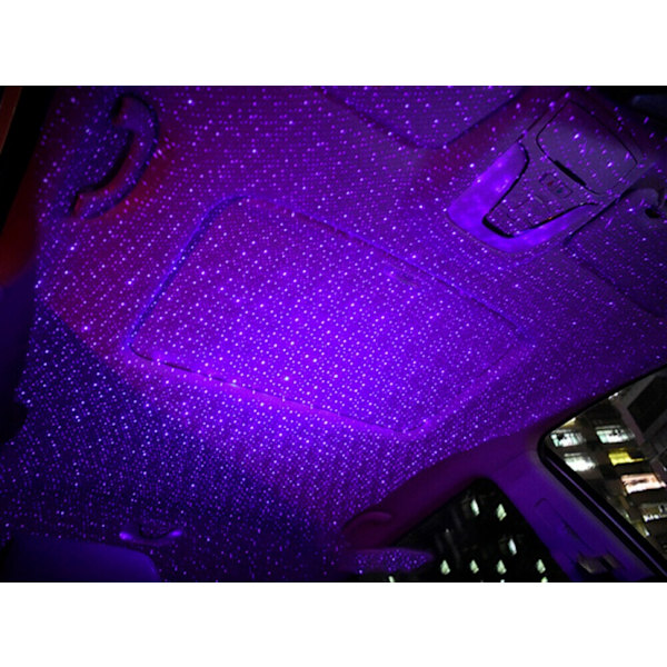 USB-auton tunnelmavalaisin, violetti