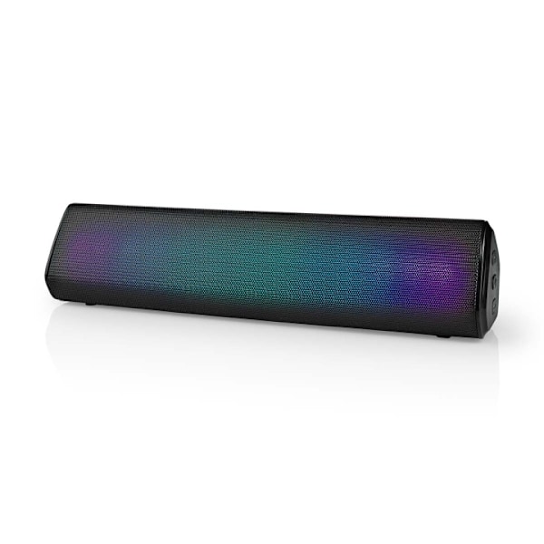 Nedis Bluetooth® højttaler | Maksimal batteritid: 6 timer | Borddesign | 18 W | Stereo | Indbygget mikrofon | Kan parres | Sort