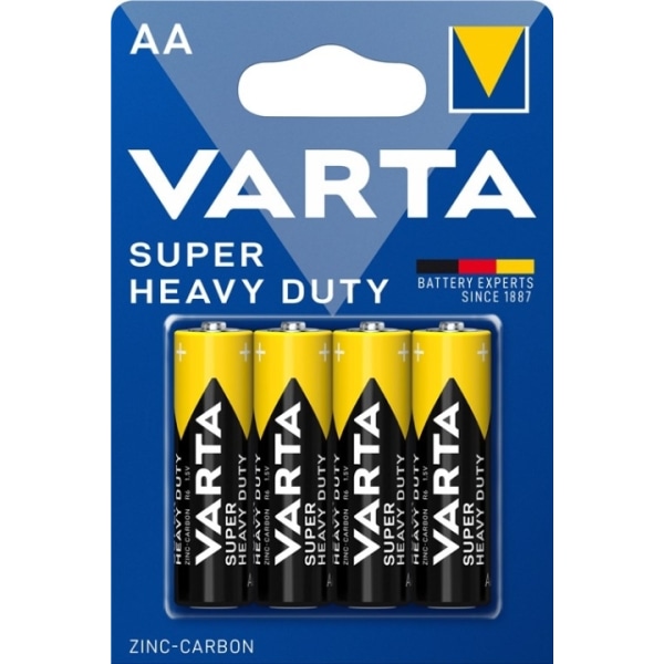 Varta R6/AA (Mignon) (2006) batteri, 4 st. blister Zink- kol bat