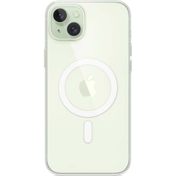 Apple iPhone 15 Plus gennemsigtigt etui med MagSafe, gennemsigtigt Transparent