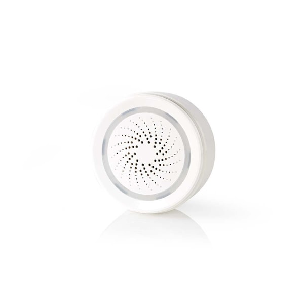 Nedis SmartLife Sireeni | Wi-Fi | Verkkovirtakäyttöinen | 8 ääntä | 85 dB | Android™ / IOS | Valkoinen