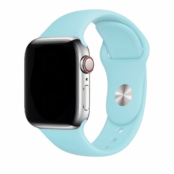 Silikonearmbånd til Apple Watch 42/44mm, Turkis