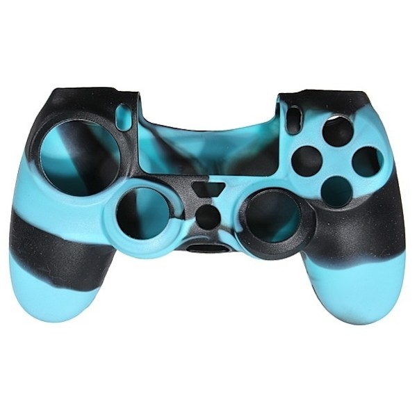 Silikongrepp för handkontroll, Playstation 4, Kamoflage Turkos