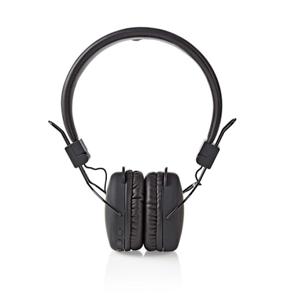 Nedis Trådlösa On-Ear hörlurar | Maximal batteritid: 15 timmar | Inbygd mikrofon | Tryck på Kontroll | Stöd för röststyrning | Volymkontroll | Svart Svart