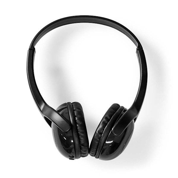 Nedis Trådlösa On-Ear hörlurar | Maximal batteritid: 8 timmar | Inbygd mikrofon | Tryck på Kontroll | Stöd för röststyrning | Volymkontroll Svart