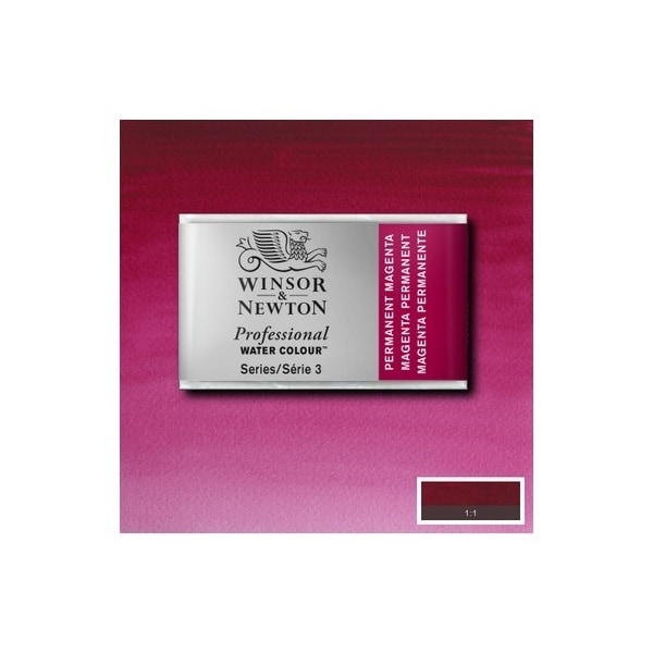 Prof Water Colour Pan/W Perm Magenta 489