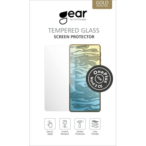 GEAR Displayskydd 2.5D OnePlus Nord CE Transparent