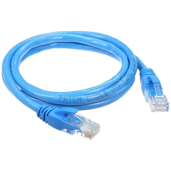 NORDIQZENZ Nätverkskabel UTP RJ45 Cat6 2m, Blå