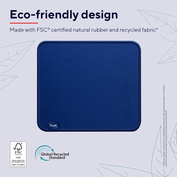 Trust Boye Musmatta av 100% återvunnet material Eco Blå