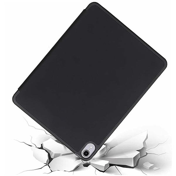 Suojakotelo PU:sta iPad Air 4 2020:lle, Musta Svart