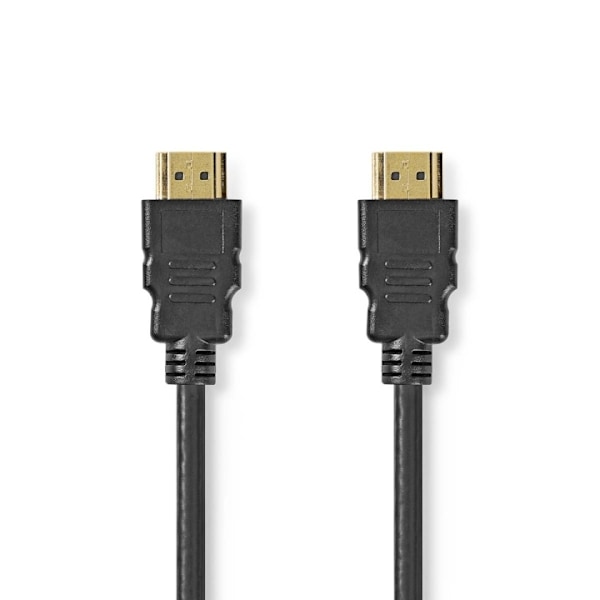 Nedis Ultra High Speed ​​HDMI ™ -kaapeli | HDMI™ liitin | HDMI™ liitin | 8K@60Hz | 48 Gbps | 1.00 m | Pyöreä | 6.0 mm | Musta | Laatikko