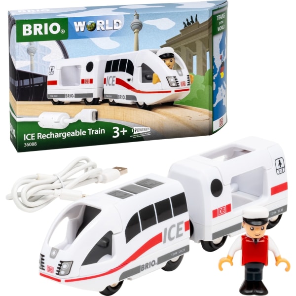 BRIO 36088 - Trains of the World ICE laddningsbart tåg