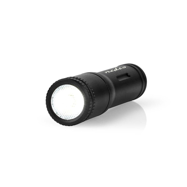 Nedis LED ficklampa | Batteridriven | 1.5 V DC | 3 W | 1x AAA/LR03 | Angivet ljusflöde: 100 lm | Belysningsräckvidd: 35 m | Strålvinkel: 10 °