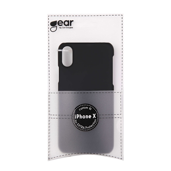 GEAR Mobilcover Sort - iPhone X/XS Svart