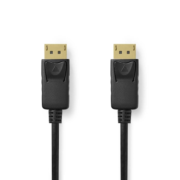 Nedis DisplayPort kaapeli | DisplayPort uros | DisplayPort uros | 8K@60Hz | Niklattu | 3.00 m | Pyöreä | PVC | Musta | Label