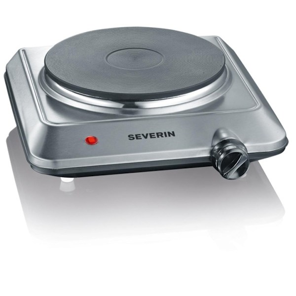 Severin Kokplatta Enkel Rostfri KP1092 1500W Harmaa