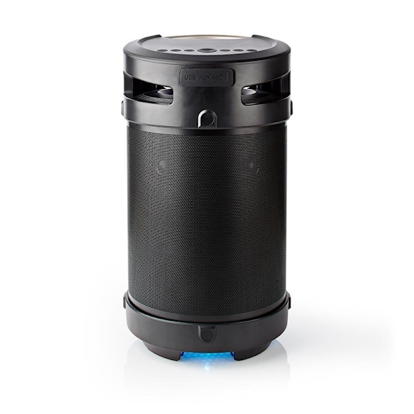 Nedis Bluetooth® Party Boombox | 3.5 timmar | 4.1 | 210 W | Uppspelning av media: AUX / USB | IPX5 | Synkroniseringsbar | Bärhandtag | Festljus | Silv