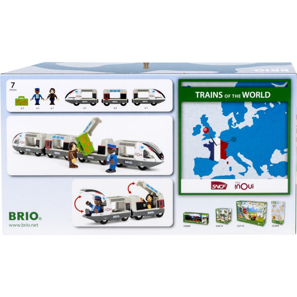 BRIO World 36087 - Maailman junat, TGV-suurnopeusjuna