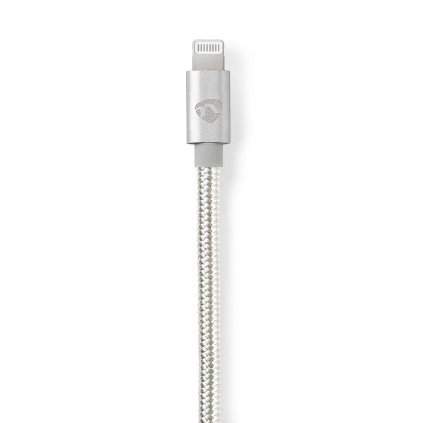 Nedis Lightning Sovitin | Apple Lightning 8-Pin | 3.5 mm uros | Kullattu | 1.00 m | Pyöreä | Nailon