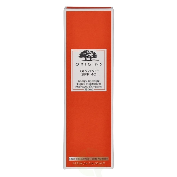 Origins Ginzing Energy-Boosting Tinted Moisturizer SPF40 50 ml Sheer Tint Release
