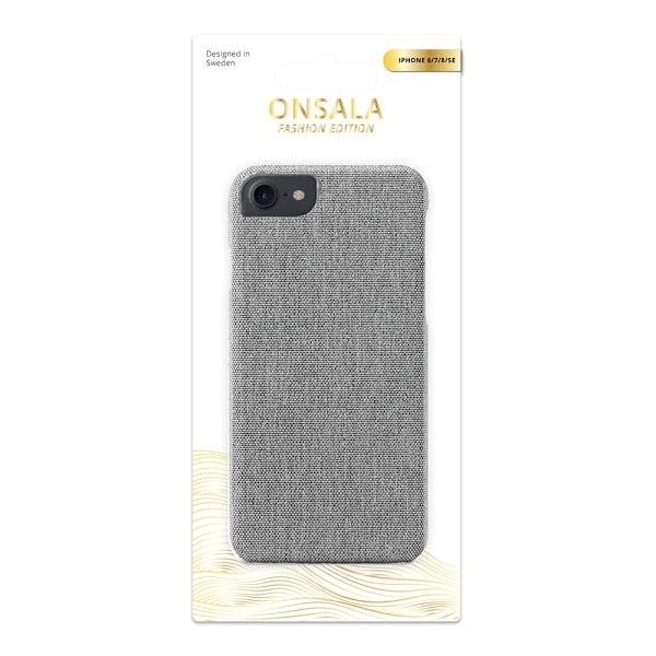 Onsala COLLECTION Mobilskal Textil Grå iPhone 6/7/8/SE Grå