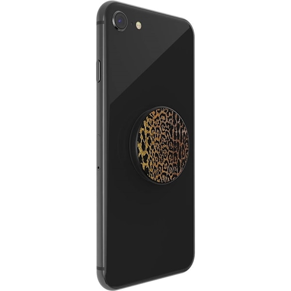 PopSockets Embossed Metal Leopard Irrotettava Pito ja Telakointitoiminto LUXE