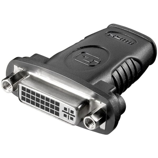 Goobay HDMI™/DVI-I-adapter, förnicklad HDMI™-uttag (typ A) > DVI