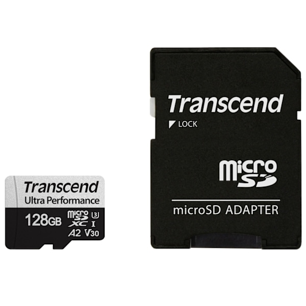 Transcend microSDXC 340S 128GB U3 A2 V30 (R160/W125)