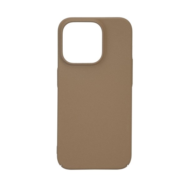 Essentials iPhone 15 Pro hiekkapurskeen takakansi, beige Beige