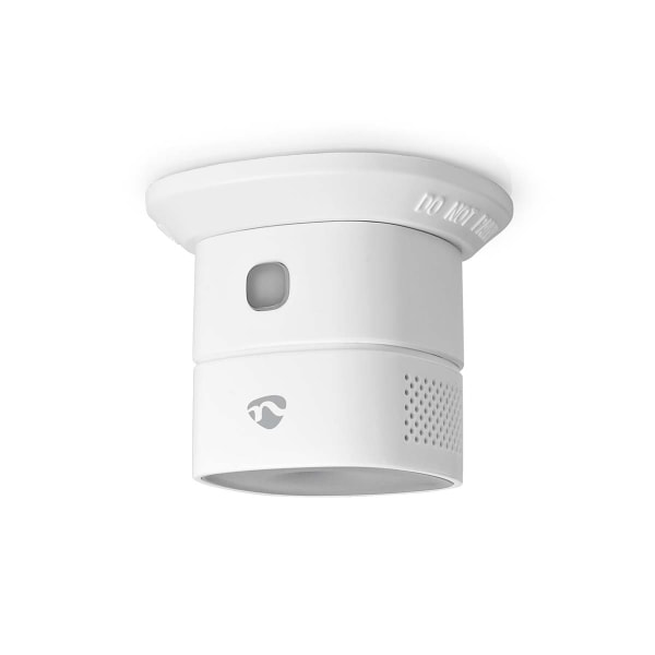 Nedis SmartLife CO Detektor | Zigbee 3.0 | Batteri | Sensorlevetid: 10 År | EN 50291 | Android™ / IOS | Med testknap | 85 dB | Hvid