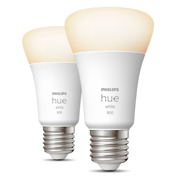 Philips Hue White A60 E27 2-pack