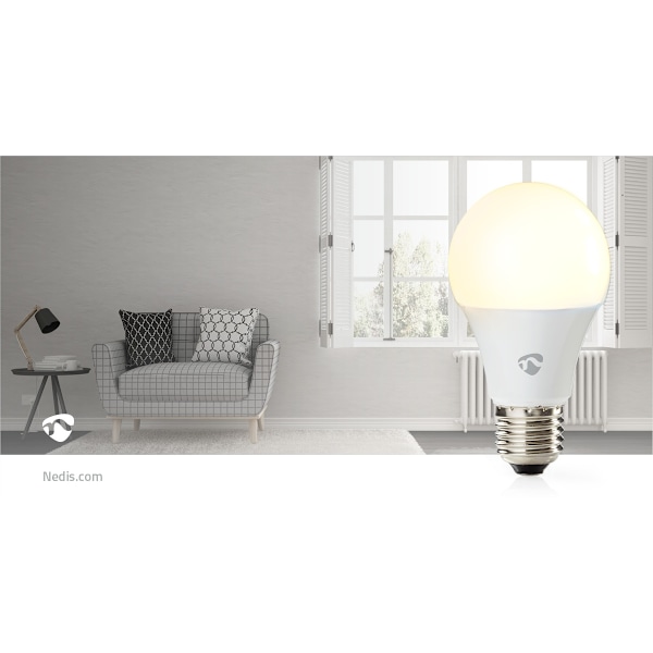 Nedis SmartLife Fuld Farve Pære | Zigbee 3.0 | E27 | 806 lm | 9 W | RGB / Varm til kølig hvid | 2200 - 6500 K | Android™ / IOS | Pære | 1 stk