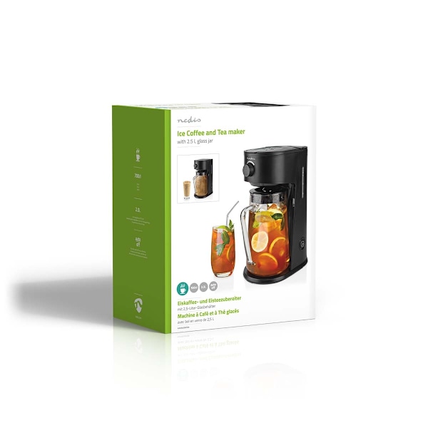 Nedis Iskaffe & Iste Maskinvara | Filtrera kaffe | 2.5 l | 6 Koppar | Svart