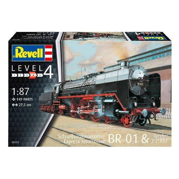 Revell pikaveturi BR01 & Tender 2'2' T32 1:87